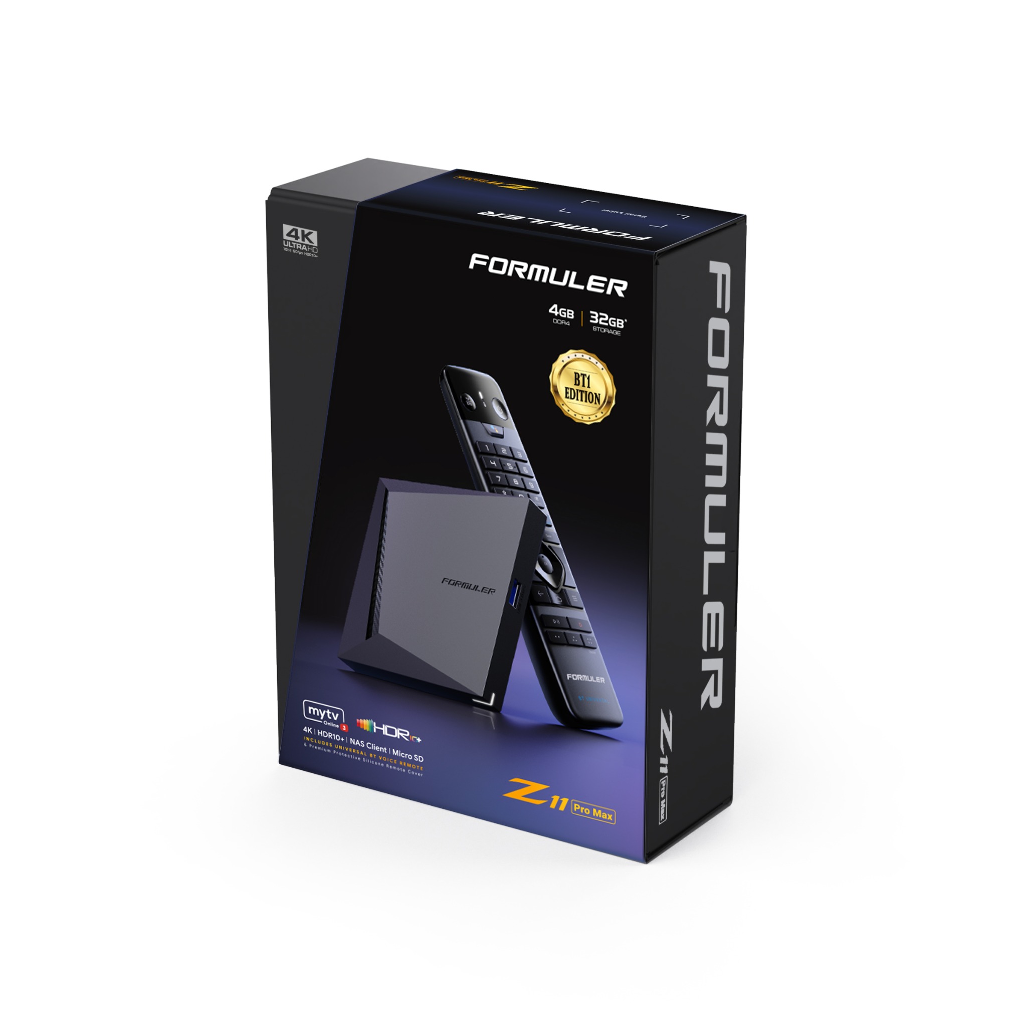 Formuler Z11 Pro Max pakuotė