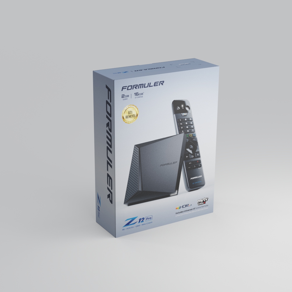 Formuler Z12 Pro pakuotė