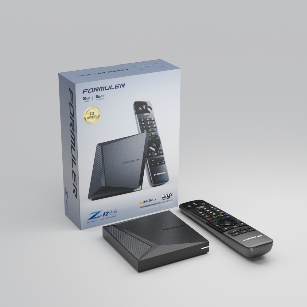 Formuler Z12 Pro komplektas