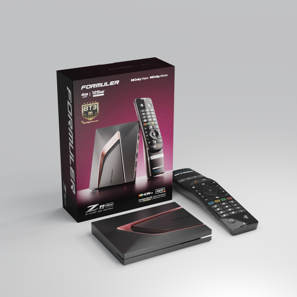 Formuler Z12 Ultra komplektas